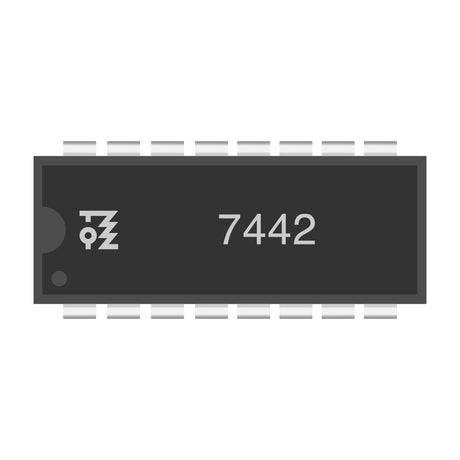 7442 BCD-to-Decimal Decoder IC